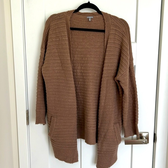 Charlotte Russe Sweaters - Nude Color Tan Cardigan